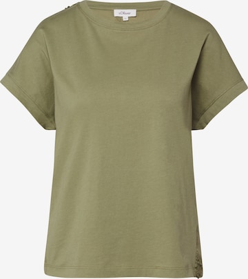 T-shirt s.Oliver en vert : devant