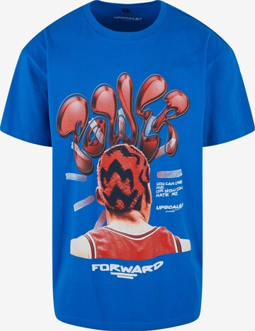 MT Upscale T-Shirt 'Power Foward 2.0' in Blau: predná strana