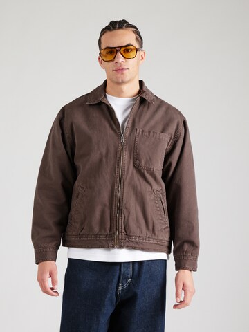 Veste mi-saison Redefined Rebel en marron : devant