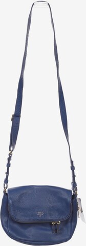 FOSSIL Handtasche klein Leder One Size in Blau: predná strana