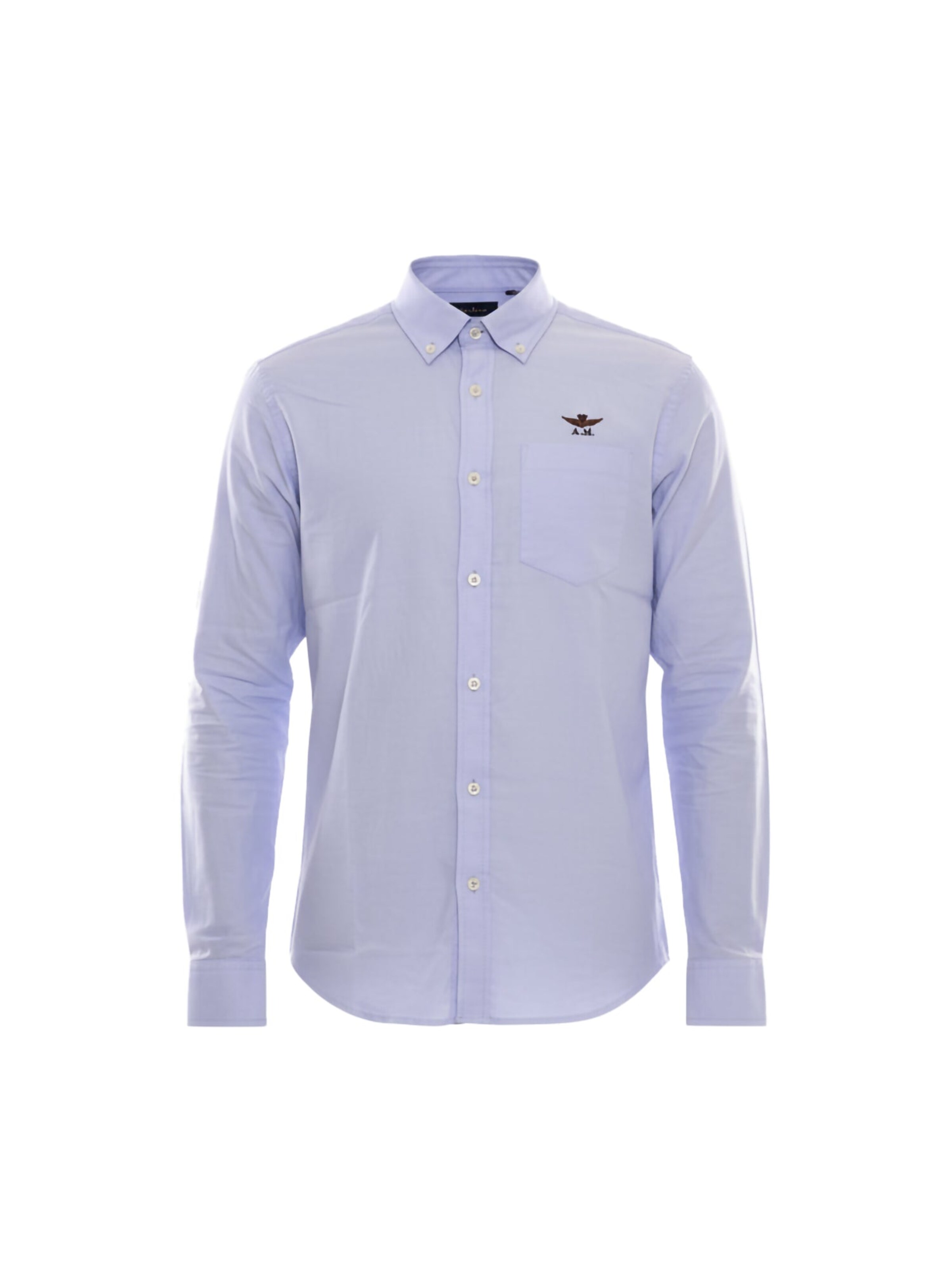 Maglietta 'CA127721303 CELESTE' di Aeronautica Militare in blu: frontale