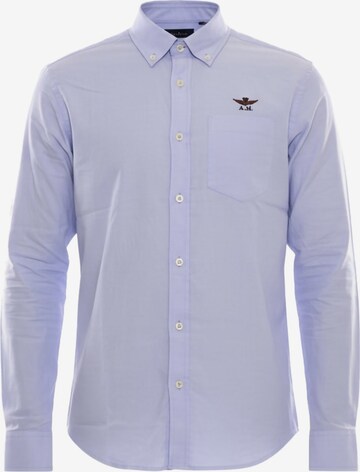 Aeronautica Militare Shirt 'CA127721303 CELESTE' in Blau: Vorderseite