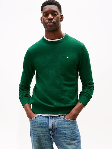 Pull-over TOMMY HILFIGER en vert : devant