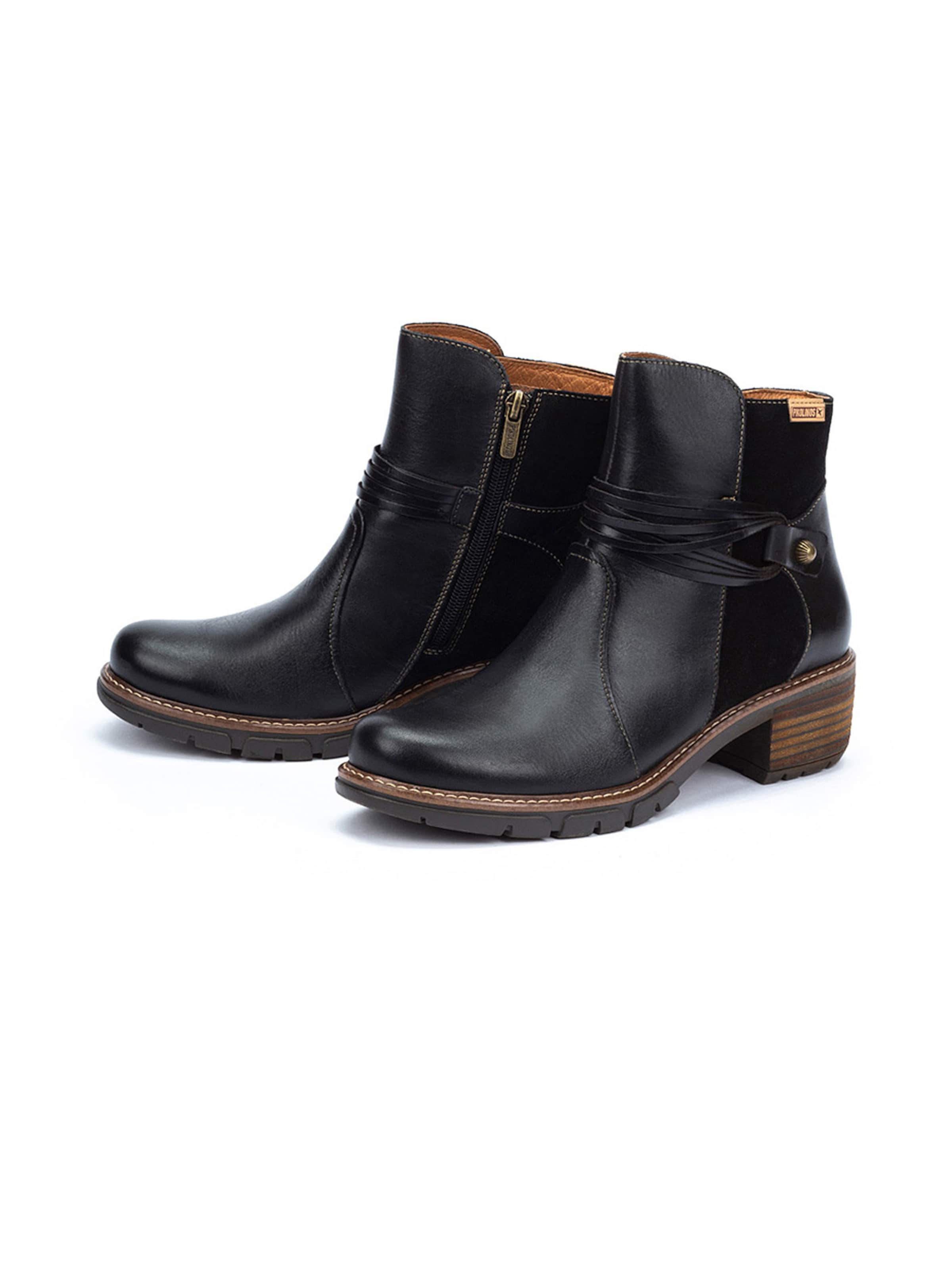 Bottines 'San Sebastia' PIKOLINOS en noir