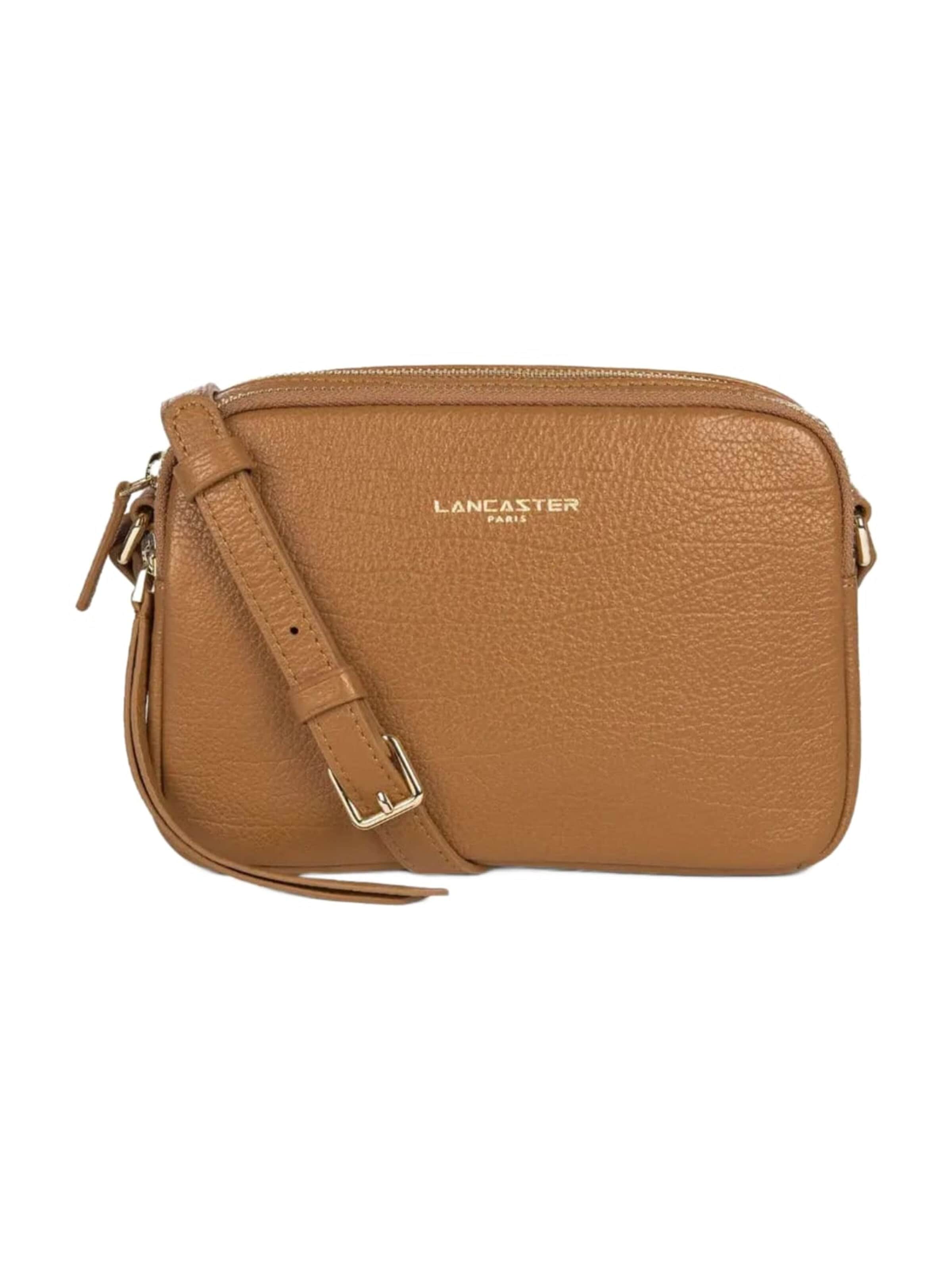 Sacs à main 'Sac trotteur Zippé S Dune Camel' LANCASTER Paris en marron : devant