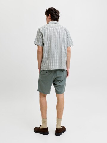 JACK & JONES Comfort fit Button Up Shirt in Green