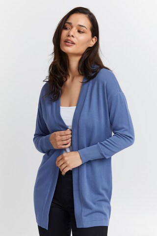 Fransa Strickjacke 'BLUME' in Blau: predná strana