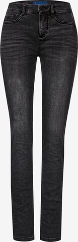 STREET ONE Slim fit Jeans in Black: front