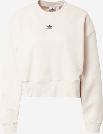 ADIDAS ORIGINALS Sweatshirt 'Adicolor Essentials' in Beige: voorkant