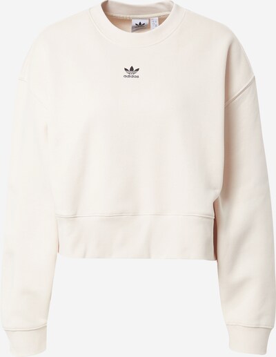 ADIDAS ORIGINALS Sweatshirt 'Adicolor Essentials' i creme / sort, Produktvisning