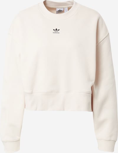 ADIDAS ORIGINALS Sweatshirt 'Adicolor Essentials' in creme / schwarz, Produktansicht