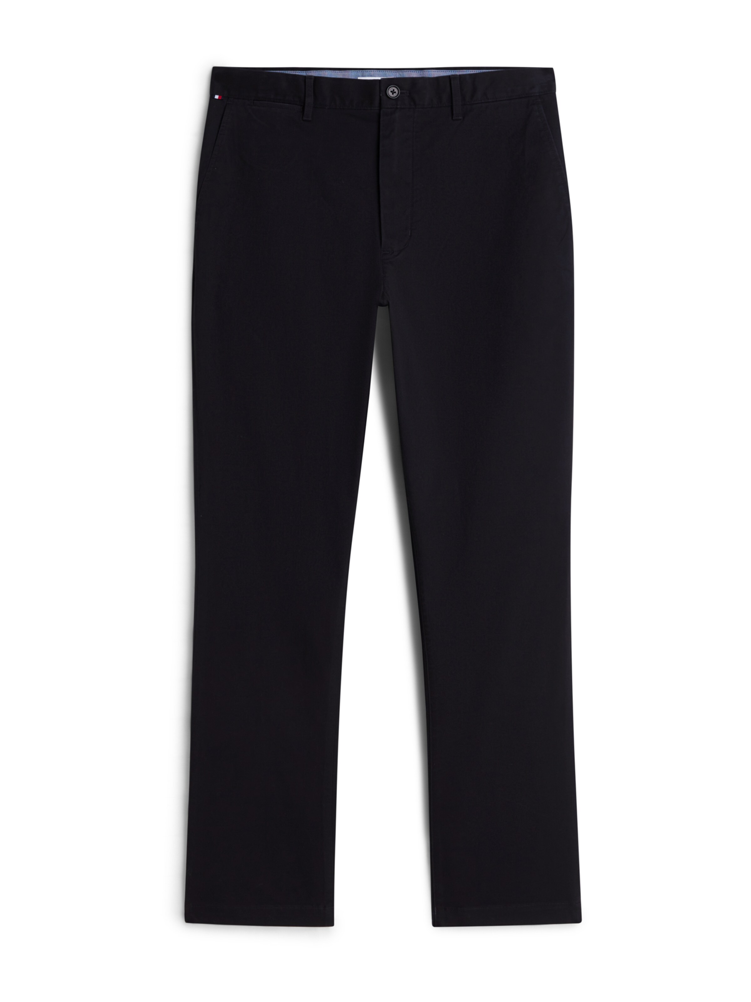TOMMY HILFIGER Chino 'Dover Essential' in Zwart: voorkant