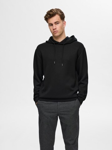 SELECTED HOMME - Sudadera en negro: frente