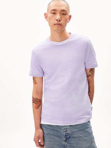 ARMEDANGELS Regular Fit T-Shirt 'James' (GOTS) in Lila: predná strana