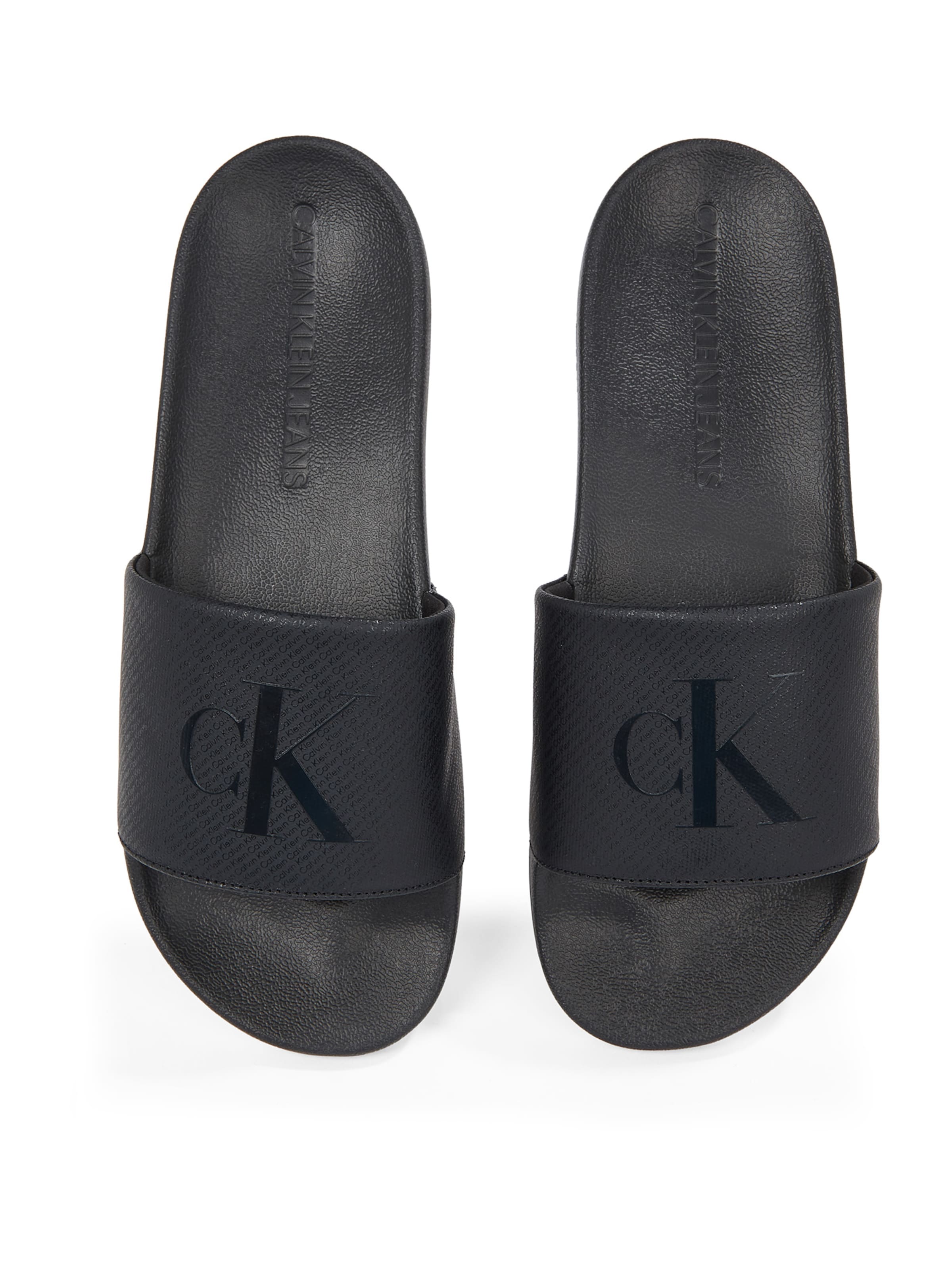 Calvin Klein Šľapky - Čierna