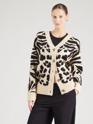 Cardigan Miss Selfridge en beige : devant