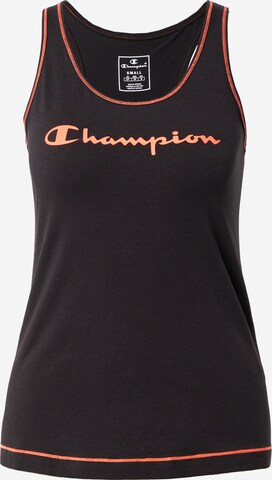 Champion Authentic Athletic Apparel Sports Top in Black: front