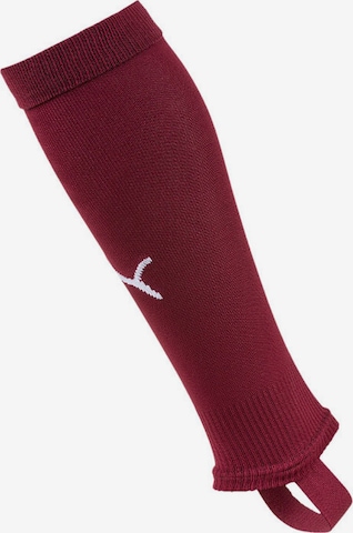 PUMA Soccer Socks in Red: front
