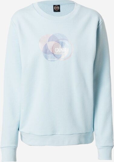 Colmar Sweat-shirt en bleu / bleu pastel / rosé / blanc, Vue avec produit