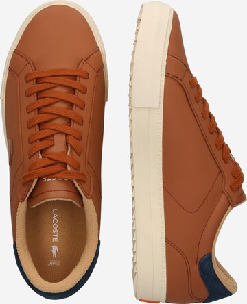 LACOSTE Sneakers 'POWERCOURT' in Brown