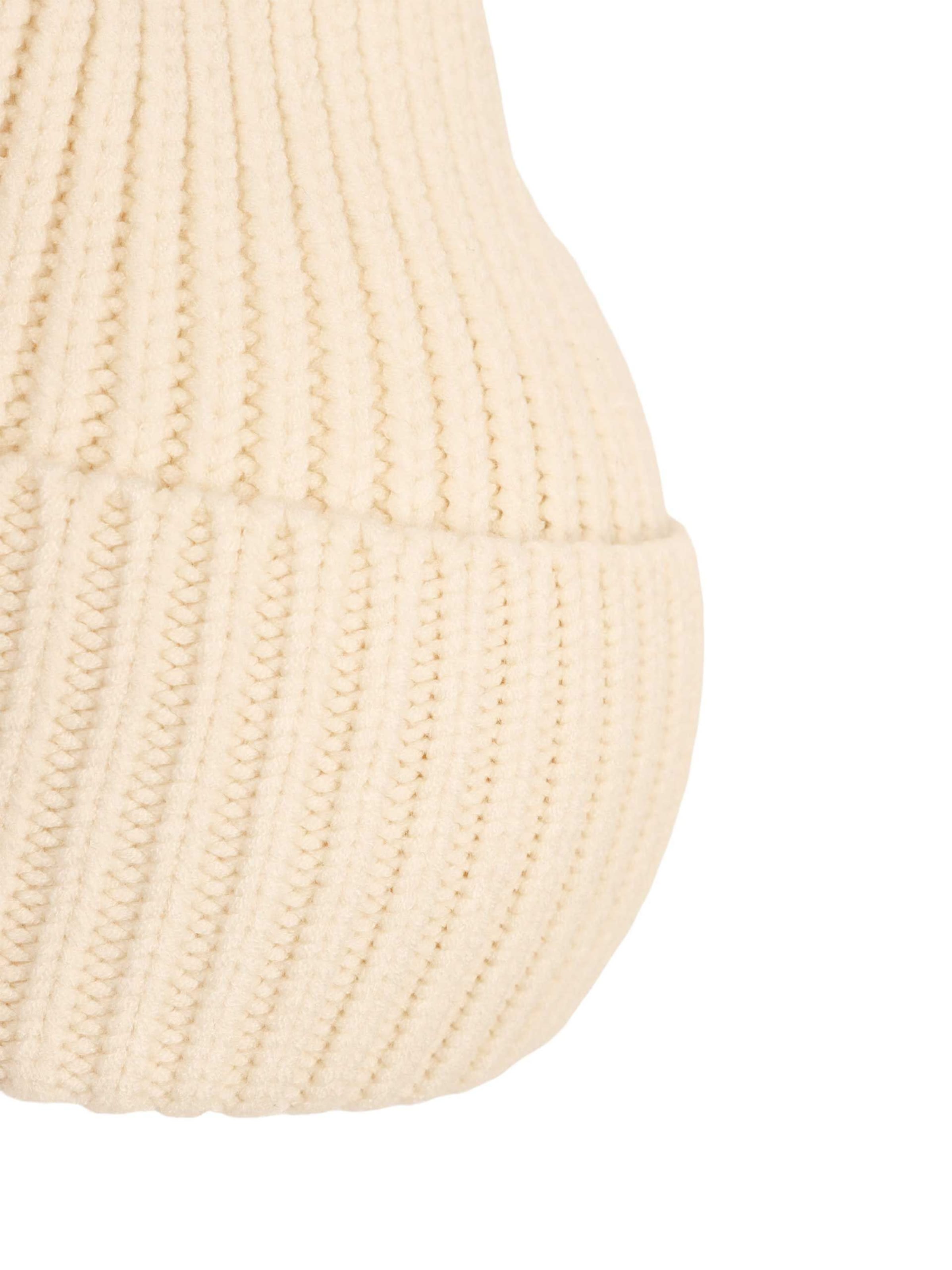 SAMAYA Strickmütze 'Ella' in Beige