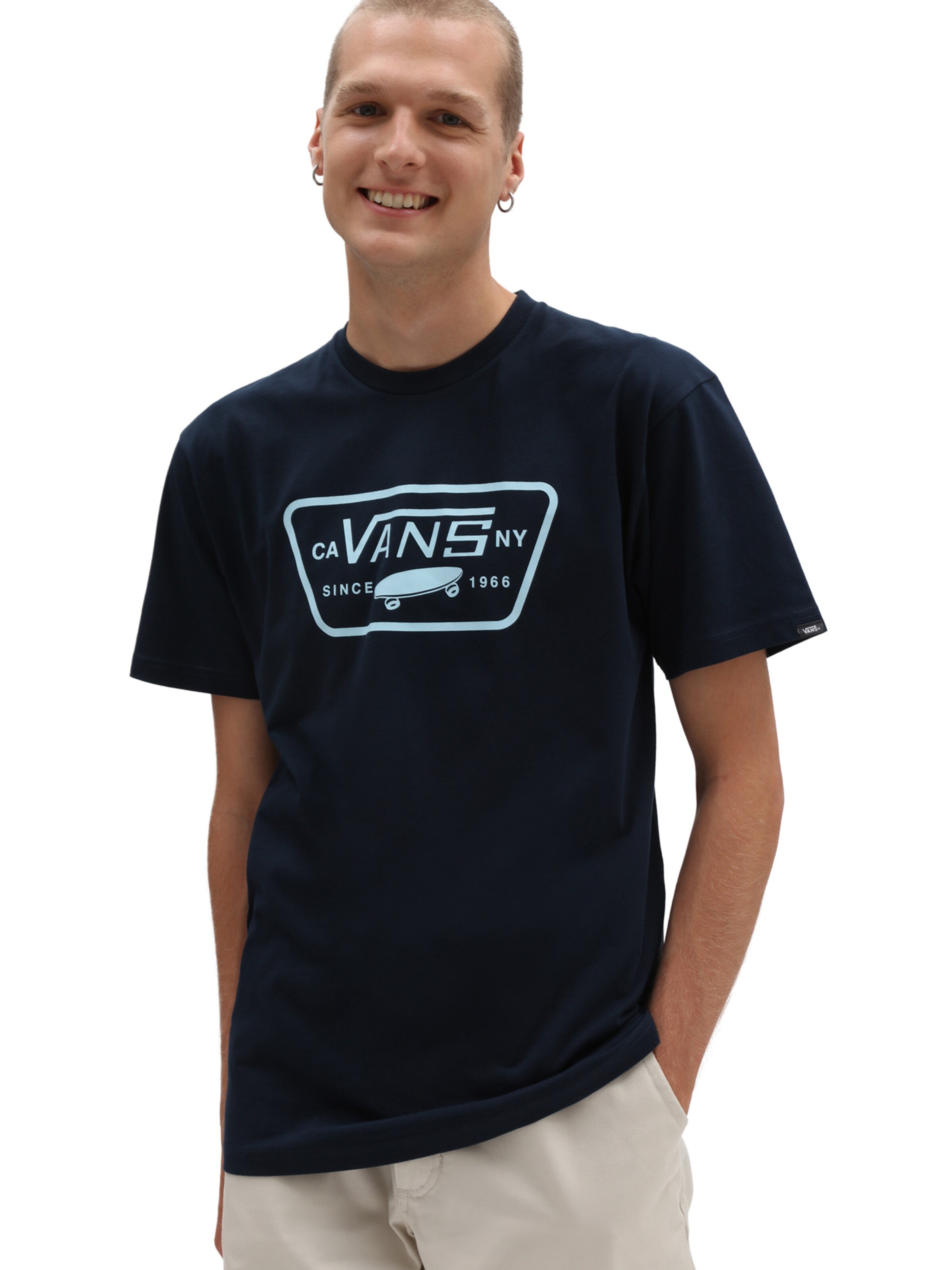 Männer Shirts VANS T-Shirt in Nachtblau, Hellblau - AH27162