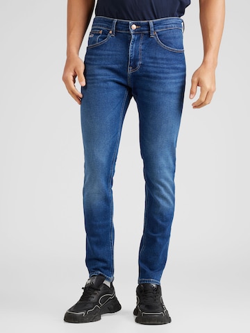 Tommy Jeans Slimfit Jeans 'AUSTIN SLIM TAPERED' in Blauw: voorkant