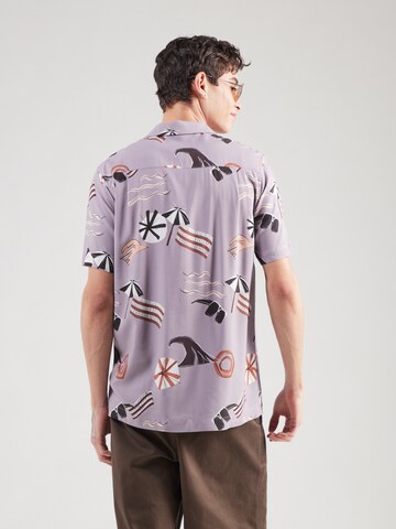 SCOTCH & SODA Slim fit Button Up Shirt in Purple