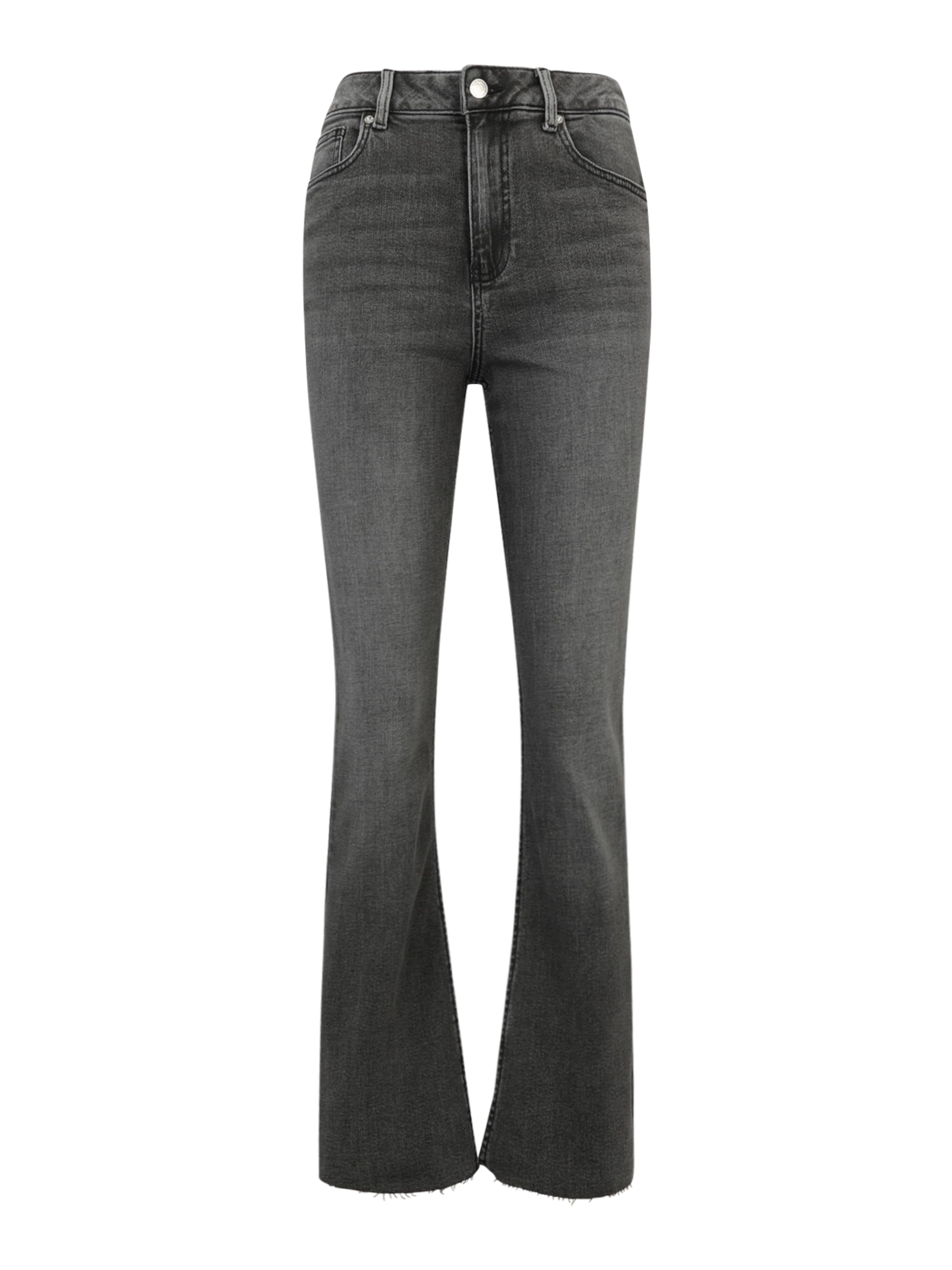Flared Jeans di Miss Selfridge in nero: frontale