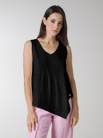 DEHA Top in Schwarz: Vorderseite
