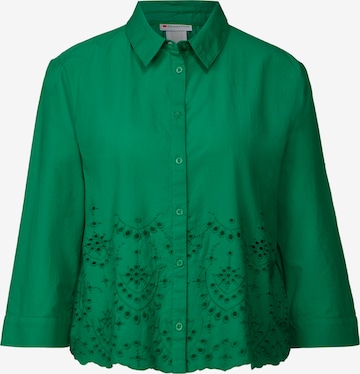 STREET ONE Blouse in Green: front