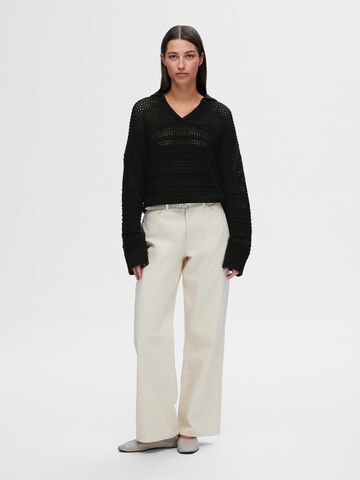 SELECTED - Jersey 'Fina' en negro