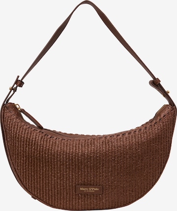 Sac à bandoulière Marc O'Polo en marron : devant
