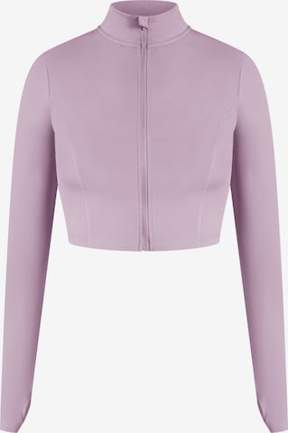 Smilodox Crop Jacke ' Nilai ' in Lila: Vorderseite