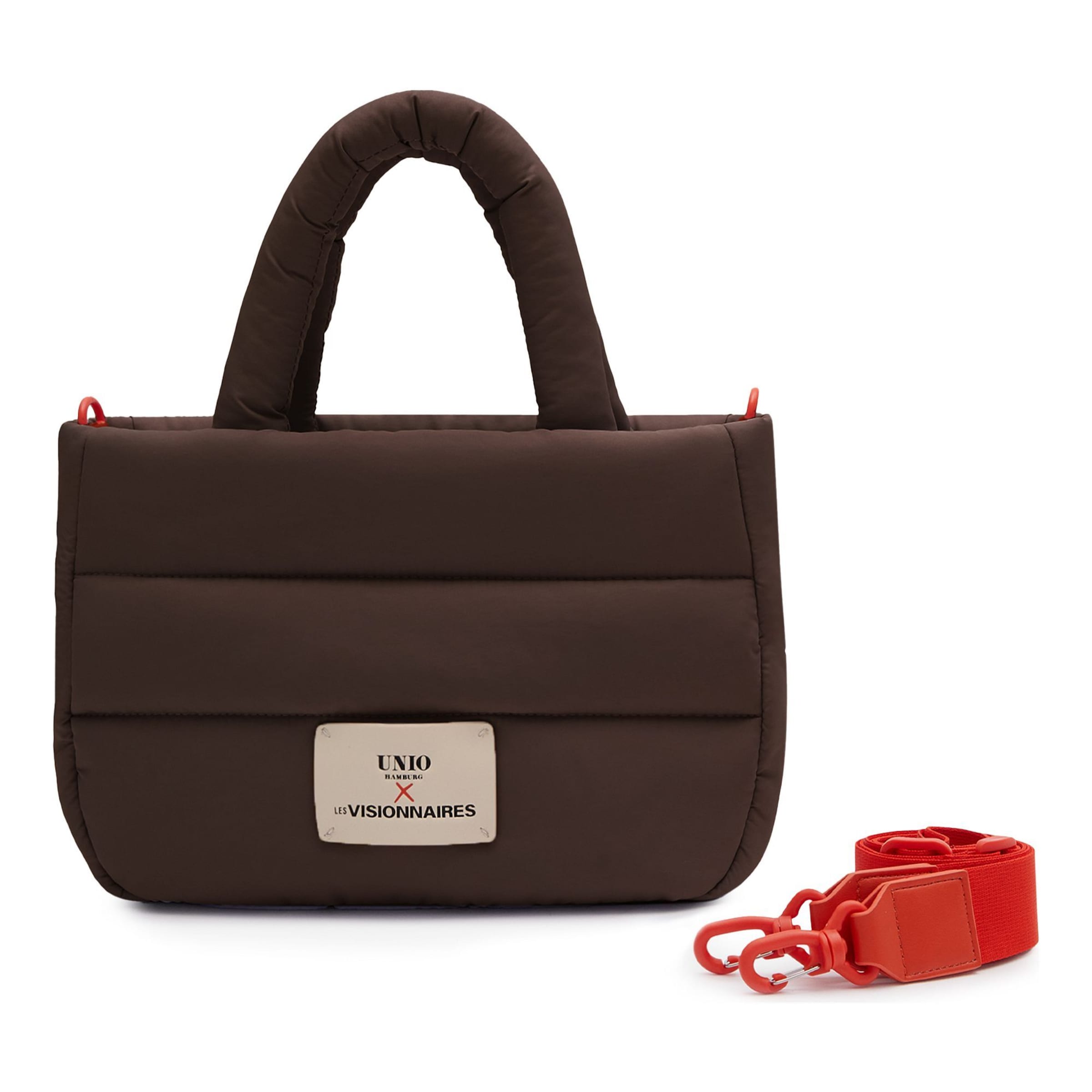 Les Visionnaires Handbag 'Unio' in Brown: front