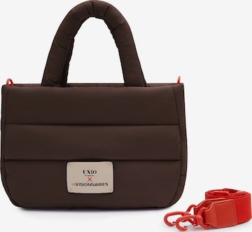 Sacs à main 'Unio' Les Visionnaires en marron : devant