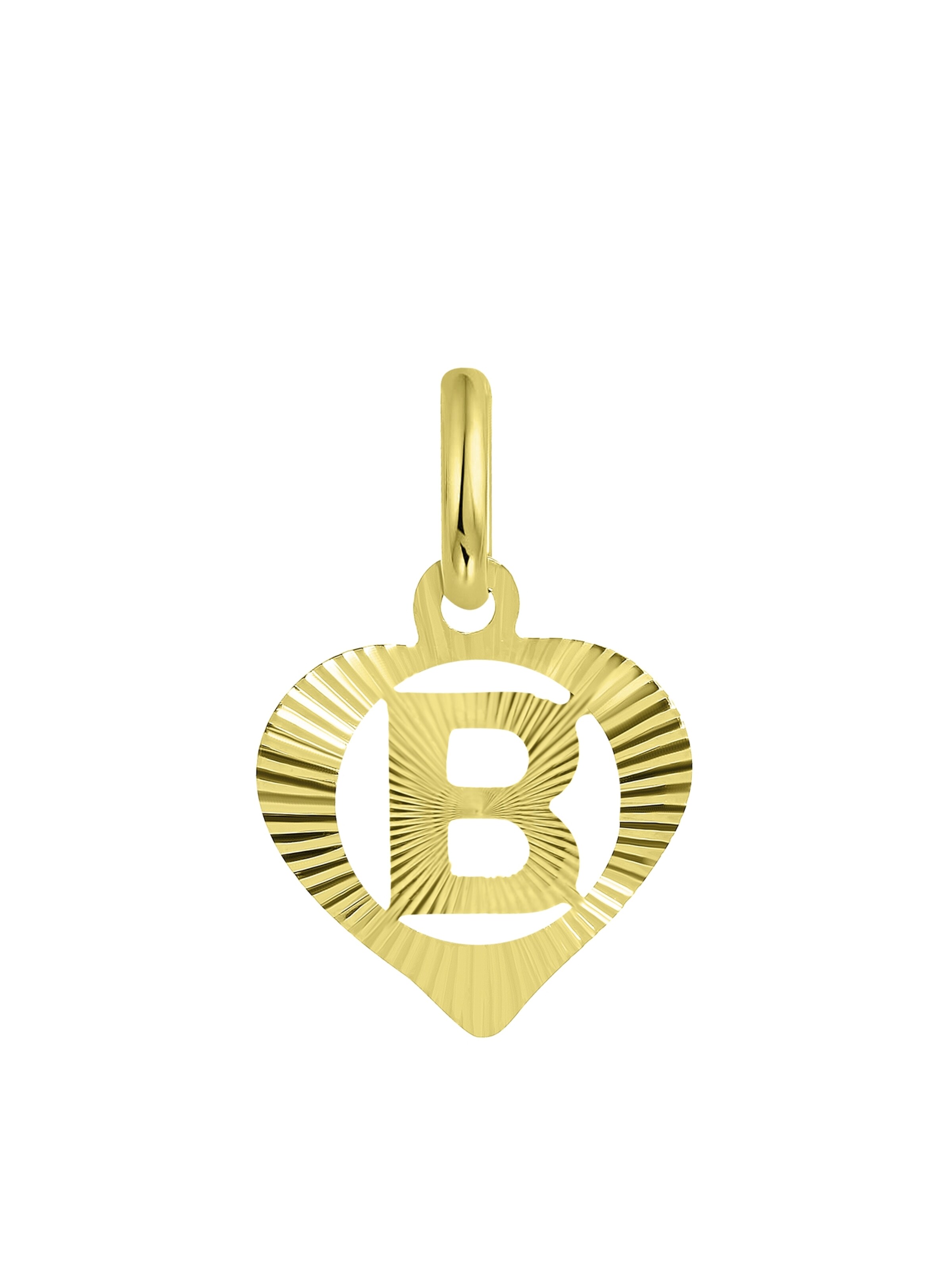 Lucardi Hangers 'Buchstabe' in Goud: voorkant