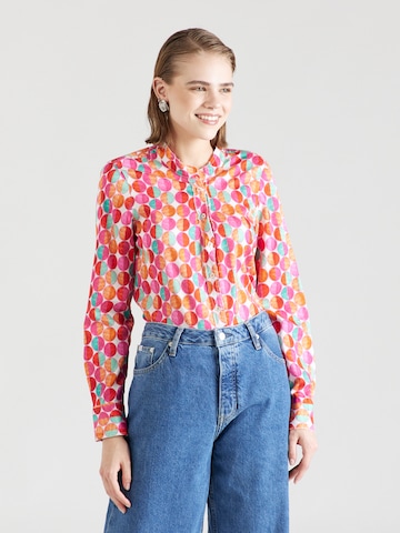 Camicia da donna di Emily Van Den Bergh in colori misti: frontale