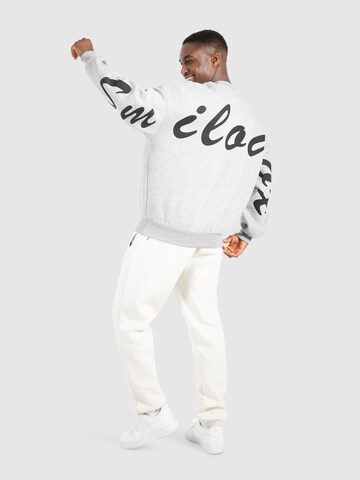 Smilodox Sweatshirt ' Liquid Brail ' in Grey
