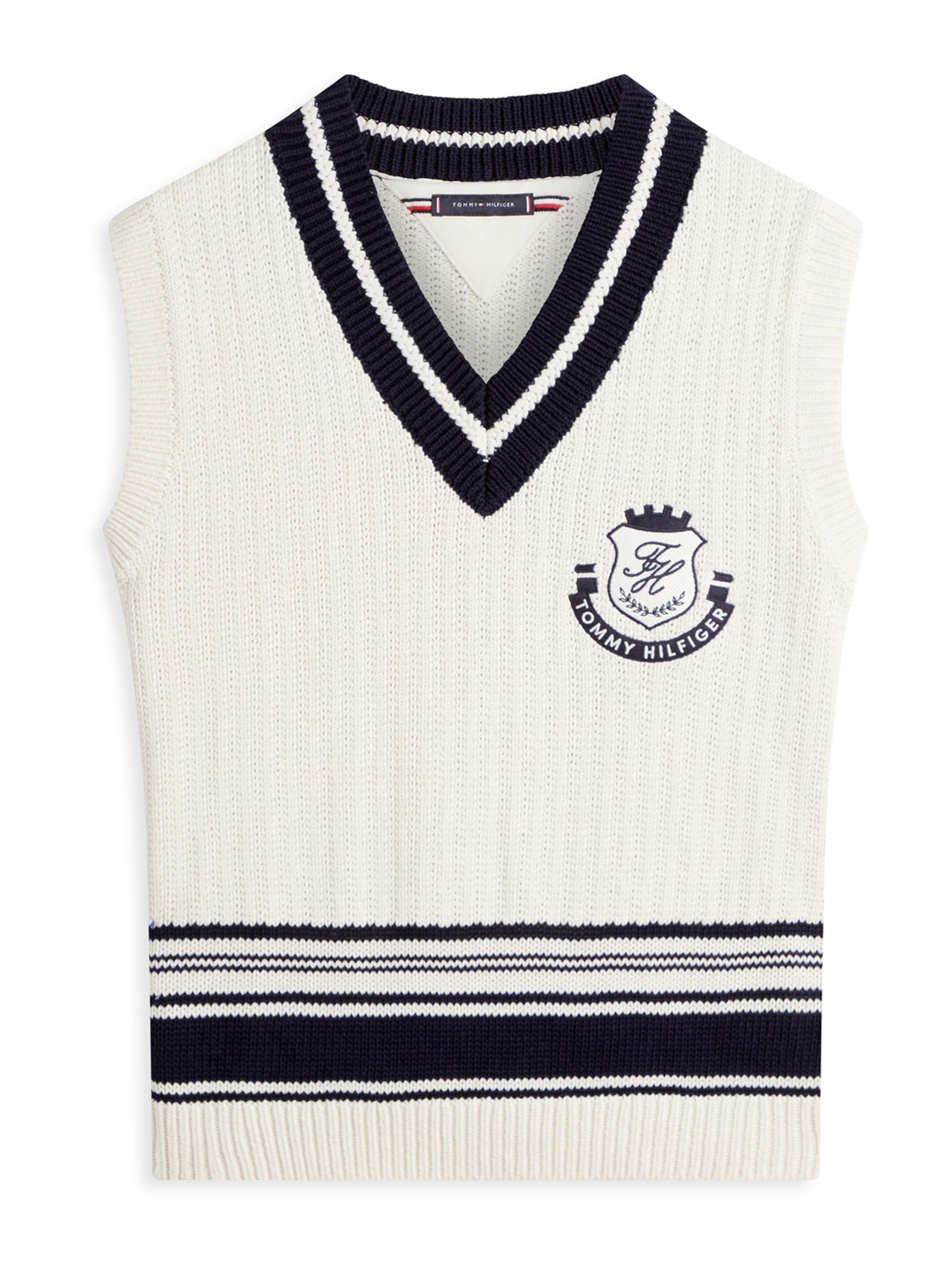 Débardeur TOMMY HILFIGER en beige : devant