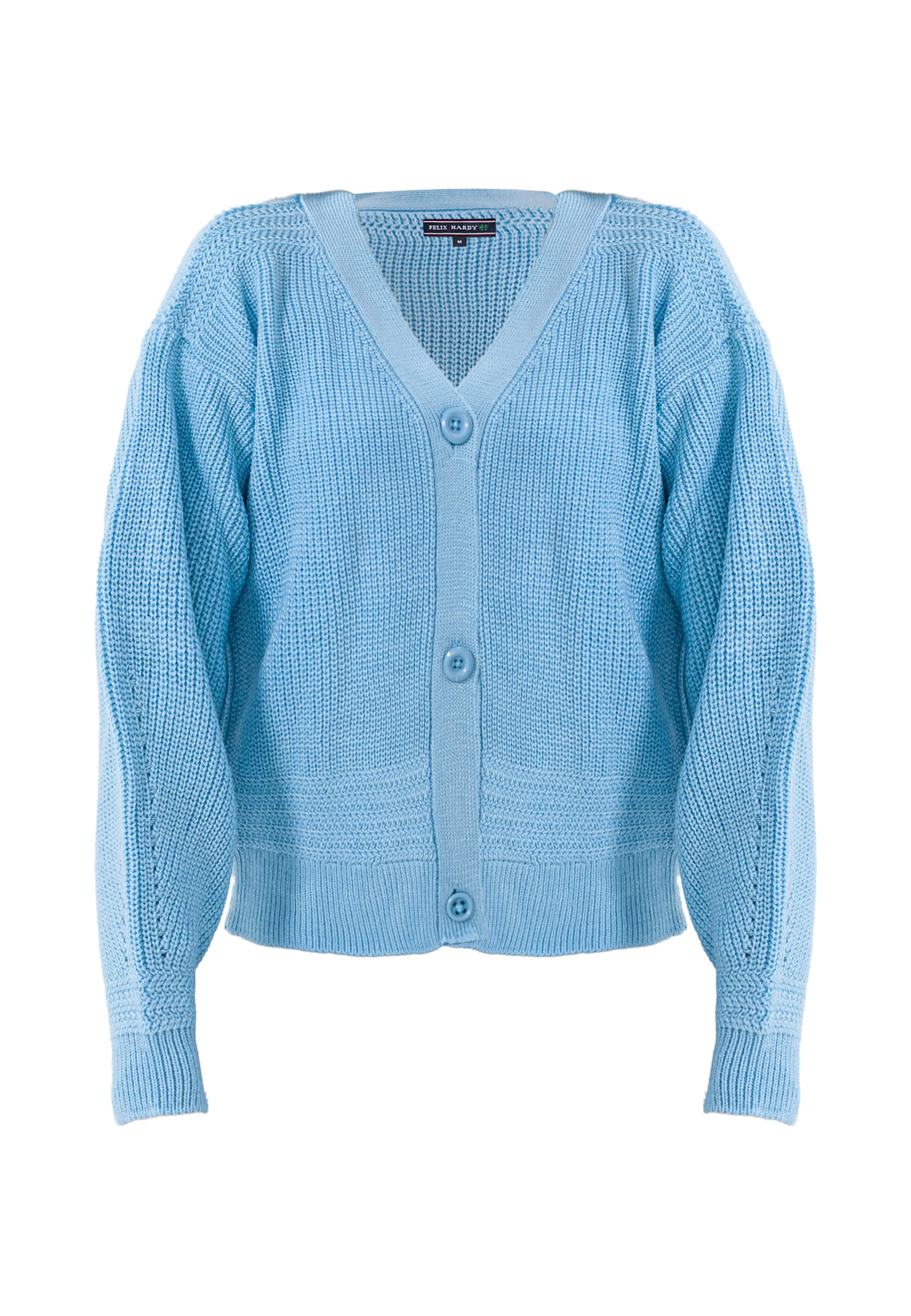 Felix Hardy Πλεκτή ζακέτα σε μπλε: μπροστά