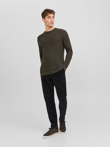 JACK & JONES - Regular Calças chino 'Harvey' em preto