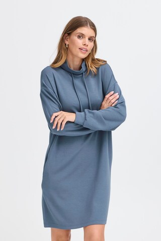 Fransa Dress ' FRAURORA' in Blue: front