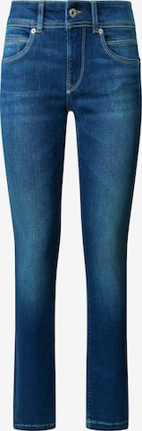 Coupe slim Jean Pepe Jeans en bleu : devant