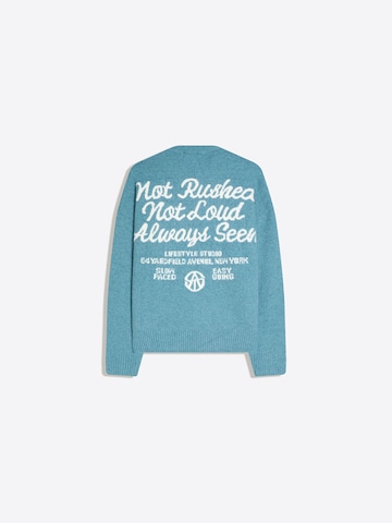 Pull-over Bershka en vert