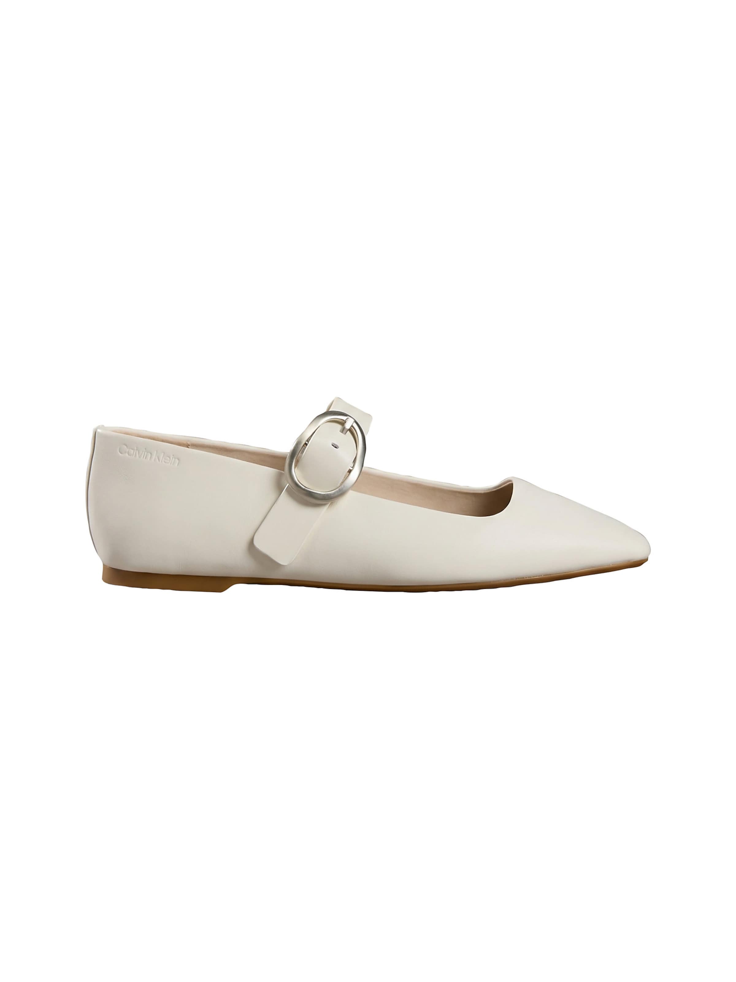 Calvin Klein Regular Strap ballerina in White