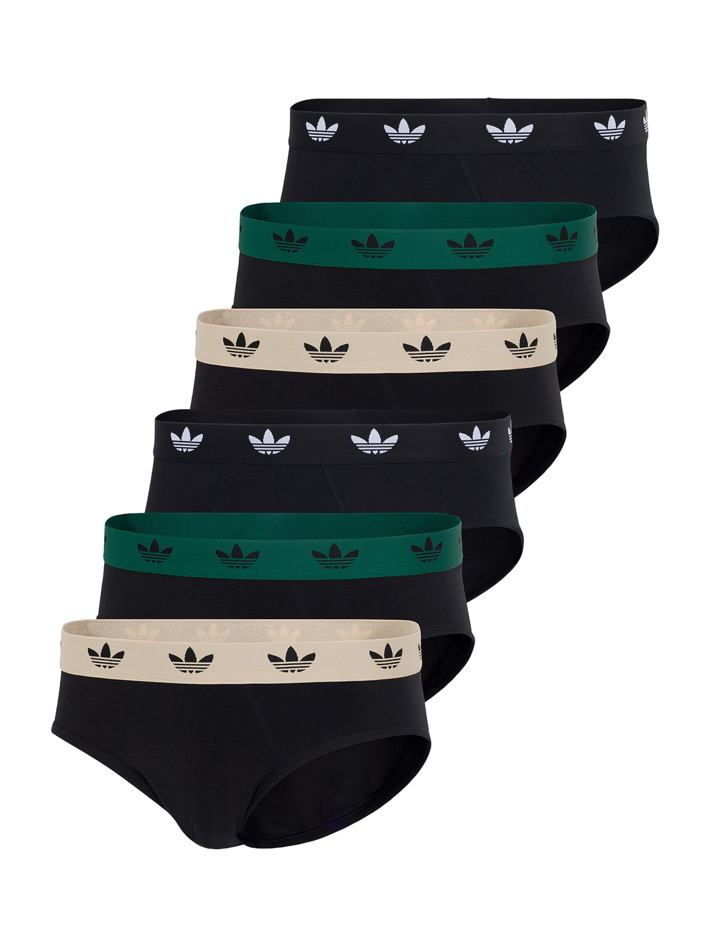 ADIDAS ORIGINALS Slip ' Comfort Flex Cotton ' in Zwart: voorkant