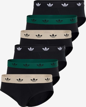 ADIDAS ORIGINALS Slip ' Comfort Flex Cotton ' in Zwart: voorkant