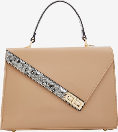 Usha Handtasche in beige / silber, Produktansicht