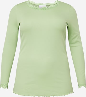 Fransa Curve Тениска в зелено: отпред